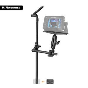 VINmounts Support de fixation pour sondeur de pêche, portable, réglable à 360°, en alliage d'aluminium et acier inoxydable, 2 pièces, très vendu - Product Image 3