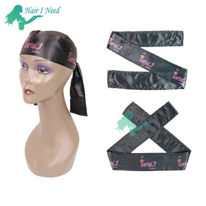 Khăn quấn tóc bằng lụa, băng đô, khăn satin in logo tùy chỉnh - Product Image 3