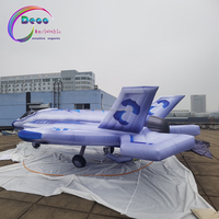 Modèle d'avion gonflable personnalisé grand avion gonflable pour la décoration de fêtes et d'événements