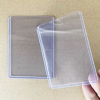 Protège-cartes de jeu et de sport semi-rigides en PVC transparent avec logo personnalisé – Top Loader
