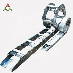 Low noise Stainless Steel Drag Chain Cable Carrier for cnc cutting machine