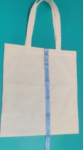 Bolsa de Compras de Lona de Algodón Orgánico Ecológica con Logotipo Personalizado, Bolsa Grande Reutilizable de Diseño Promocional para la Playa - Product Image 2