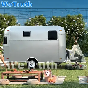 Off road travel trailer 100% Aluminum Travel Trailers camping vehicle pass inspection RV 4x4 camper trailers