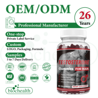 Biochealth OEM Gummies Vitamines pour l'amélioration masculine, pour l'agrandissement, l'épaississement et l'allongement du pénis, croissance de 3 pouces, Ashwagandha, massive