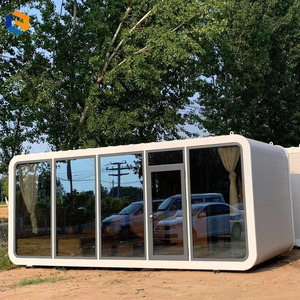 Casa Prefabricada Portátil <span class=keywords><strong>de</strong></span> Acero Ligero Impermeable Tipo Cápsula Apple, Mini Casa <span class=keywords><strong>para</strong></span> Acampar, Glamping, <span class=keywords><strong>Alquiler</strong></span> Vacacional, Ecológica - Product Image 1