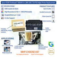 Tête d'impression Epson L8050 authentique F180030 1800 buses 1,5 pl pour imprimante Epson L8050 L805 L801 L850 PX660
