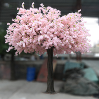 10ft Rose Arbol Arbre Blanc Grand Arbre De Fleurs De Cerisier Artificiel pour Ornement De Décoration