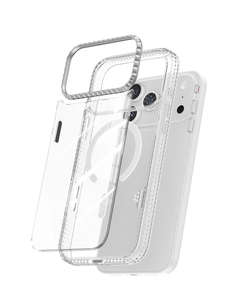 17 प्रो मैक्स चुंबकीय स्पष्ट फोन मामले के लिए 2 मिमी उच्च पारदर्शिता पीसी बैक पैनल केस ड्रॉप प्रूफ शॉक सोम्बिंग - Product Image 5