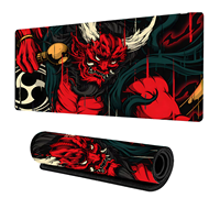 Tapis de bureau gaming XXL 90x40CM, grand tapis de souris et clavier, tapis de souris PC grand format, surface de tapis pour ordinateur