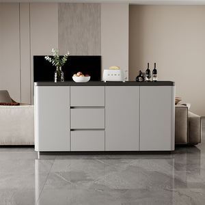 Buffets modernes de luxe en bois massif avec dessus surélevé pour la maison de campagne, le bar et la salle à manger - Product Image 1