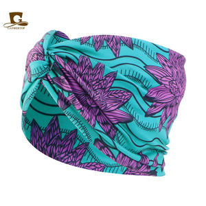 Good quality Uding <strong>African</strong> Print Cross Wide Headband Ethnic Turban Hats Are <strong>Sale</strong> on LUDF-12A - Product Image 2