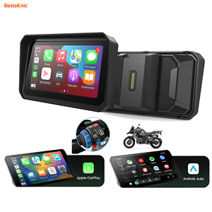 Bestsonic 6 pouces sans fil CarPlay et Android Auto pour motos BMW, lecture native des données Wonder Wheel, 1200 Nits, IP69K, GPS - Product Image 1