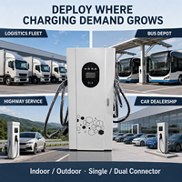 Borne solaire rapide courant continu voiture électrique 60/80/120/160/180kW batterie optionnelle station-service