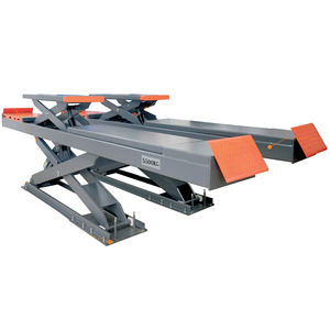 Hot Sale Eropa Jenis 5500Kg/6500Kg Di Permukaan Tanah Mount Keselarasan Otomotif Panjang <span class=keywords><strong>Scissor</strong></span> Lift - Product Image 1