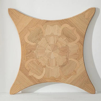 Parquet en chêne massif Princess Anne, laqué UV, motif géométrique, dalles de sol en bois pour maisons et hôtels de luxe