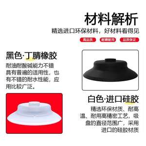 Ventosas de vacío de entrada lateral serie PFG 120 150 200 250 con rosca A18 22, elevadores neumáticos de succión fuerte - Product Image 3