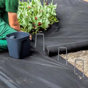 50 pièces agrafes de paysage galvanisées 6 pouces agrafes de jardin résistantes aux mauvaises herbes barrière tissu couverture de sol clôture décorations extérieures - Product Image 4