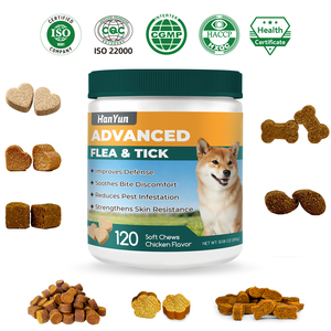 Integratore per <span class=keywords><strong>Cani</strong></span> Contro Pulci e Zecche, Compresse Morbide con Semi <span class=keywords><strong>di</strong></span> Lino, Neem e Vitamine B, Supporto per la Pelle del Cane - Product Image 6