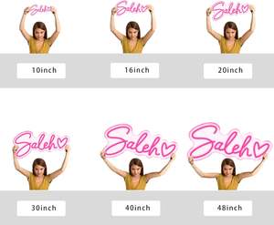 Letrero de Neón Personalizado, Luz LED de Neón Personalizable, Decoración de Pared para Bodas, Cumpleaños, Dormitorios, Bares, Tiendas, Centros Comerciales, Logotipos, IPX3 - Product Image 2