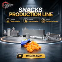 Machine d'extrusion de snacks soufflés Joyang Machinery : extrudeuse de snacks de riz soufflé et de corn rings