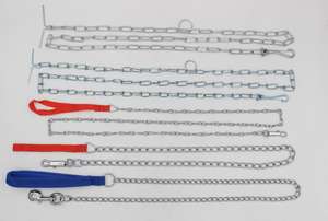 Cadena de collar de perro de doble bucle de acero inoxidable 30 # con estándar de acabado galvanizado - Product Image 3