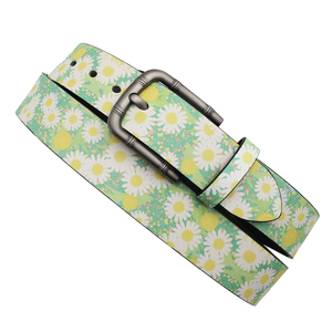 Un toque de verano con muchos bonitos estampados de margaritas, cinturón de diseñador, correa para la cintura, falda de vestir para mujer, faja decorativa para boda - Product Image 4