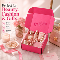 Boîtes cadeaux en carton ondulé personnalisées de luxe pour maquillage, parfums, bijoux, emballages uniques pour l'expédition