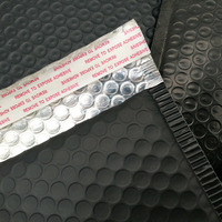 Enveloppe à bulles noire personnalisée imperméable en polyéthylène pour vente en gros