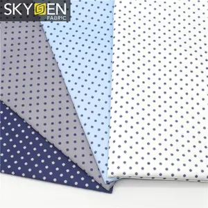 Skygen discharge sateen textile china wholesale printed cotton fabric roll garment shirting fabric