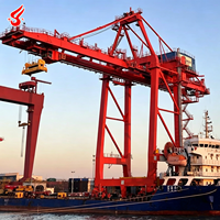 Grue conteneuriste STS (Ship to Shore) 35T-65T, portée 30m-65m, équipement de chargement et déchargement de conteneurs portuaires, certifiée CE, conception personnalisée