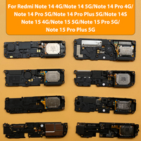Module de haut-parleur et sonnerie pour Redmi Note 14, Note 14 Pro, Note 14S, Note 15, Note 15 Pro 4G 5G – Pièces de rechange pour haut-parleur inférieur du téléphone