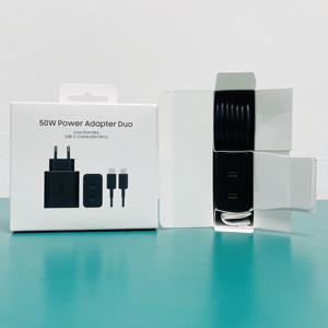 شاحن حائط محول طاقة ثنائي 50 واط ، <span class=keywords><strong>2</strong></span> منافذ ، كابل شحن سريع للغاية ، طاقة احتياطية منخفضة T5020 لهواتف samsungalaxy - Product Image 6