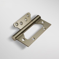Charnières de porte papillon à pivot noir à roulement à billes à charnière affleurante en acier inoxydable