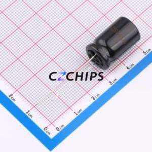 Condensador Electrolítico de Aluminio de Orificio Pasante EEUTP1V471, Orificio Pasante, D12.5xL20mm 470uF 20% 35V 1.86A-100kHz - Product Image 2