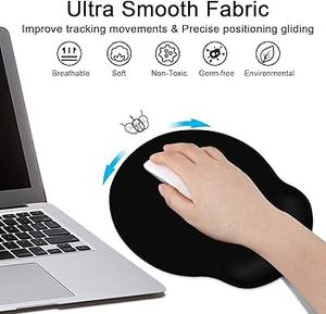 Phim hoạt hình phim hoạt hình vẻ đẹp 3D vú sexy <span class=keywords><strong>Silicone</strong></span> cổ tay phần còn lại màu Đỏ nghịch ngợm cô gái Ergonomic Chuột chơi game pad với thiết kế tùy chỉnh - Product Image 3