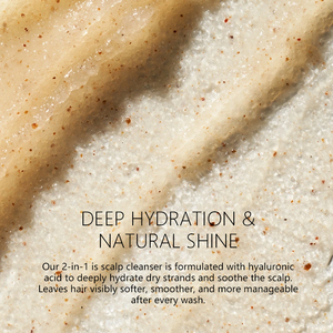 Exfoliante Capilar 2 en 1 de Marca Privada, Exfoliante Hidratante y Limpiador Clarificante para Brillo, Champú - Product Image 4
