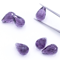 Gemmes Redleaf en verre à facettes, 1 pièce, perle à trou de perçage, perle ample, bon marché
