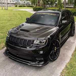 Cofano Anteriore in Fibra di Carbonio per <span class=keywords><strong>Jeep</strong></span> <span class=keywords><strong>Grand</strong></span> <span class=keywords><strong>Cherokee</strong></span> 2013-2023, Copertura Ventilata per Paraurti Anteriore, Kit Carrozzeria Auto - Product Image 5