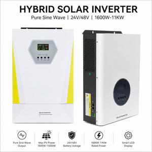 อินเวอร์เตอร์พลังงานแสงอาทิตย์ความถี่สูง 1.6-5KW 24/48V 30-150VDC PV 60/120A ชาร์จคลื่นไซน์บริสุทธิ์ พร้อมระบบจัดการอัจฉริยะ - Product Image 3