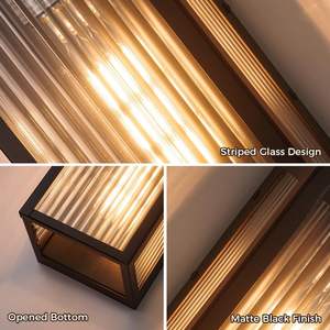 Lámpara Solar de Exterior para Patio, Resistente al Agua, con Rejilla Metálica, para Jardín - Product Image 6