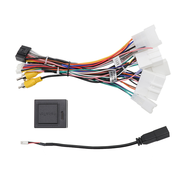 Car Audio Android Navigation Harness ISO Power Cord with Protocol Box CANBUS Kit
