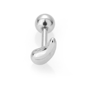 Yw thép không gỉ Sao Mặt Trăng máy bay ốc xà cừ Xoắn daith <span class=keywords><strong>Stud</strong></span> cơ thể sụn Bông tai tragus ear piercing đồ trang sức - Product Image 4