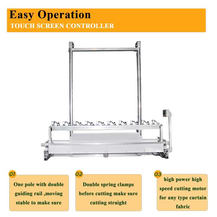 Automatic Home Textile Curtain/ PVC Curtain Height Fabric Cutting Machine With Lightbox