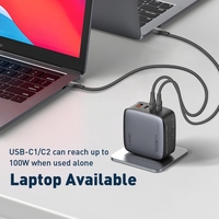Cargador Rápido de Pared LDNIO Q408 100W GaN PD con USB Tipo C para Teléfono Móvil, Cargador Rápido para Teléfono Móvil Samsung, Cargadores Para