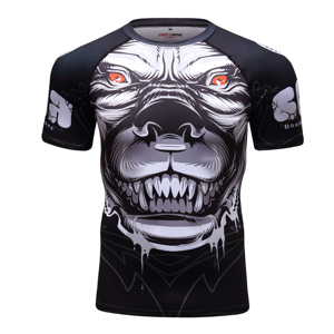 T-Shirt da <span class=keywords><strong>Uomo</strong></span> con Stampa 3D di Supereroi <span class=keywords><strong>Marvel</strong></span>, Slim Fit, Traspirante, ad Asciugatura Rapida, con Motivi - Product Image 3