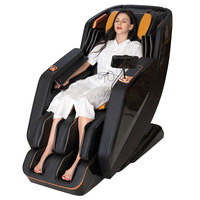 Chaise de massage relevable à contrôle de chaleur sl track 4d/sillon de massajes zéro gravité