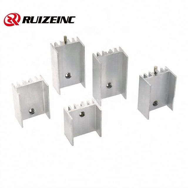 Aluminum Transistor TO-220/7805 Heat Sink 15*10*16/20/25mm with Pins Electronic Heat Sink