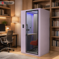 Cabine de travail portable insonorisée pour bureau, poste de travail téléphonique intérieur, station de travail mobile, pod acoustique de confidentialité