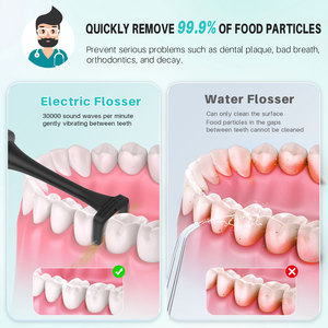 Hydropulseur dentaire électrique avec 50 têtes, chargement sans fil, soins bucco-dentaires portables pour usage domestique, kit de blanchiment des dents - Product Image 4