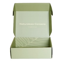 Boîtes d'emballage pour vêtements en carton vert Pulida de luxe 2025, boîtes d'expédition en tissu vert avec logo